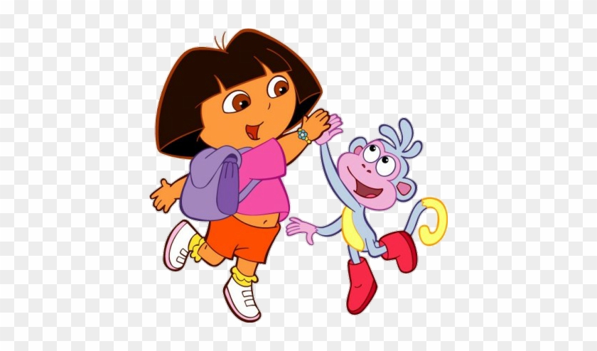 Latest - Dora And Boots High Five #1053337
