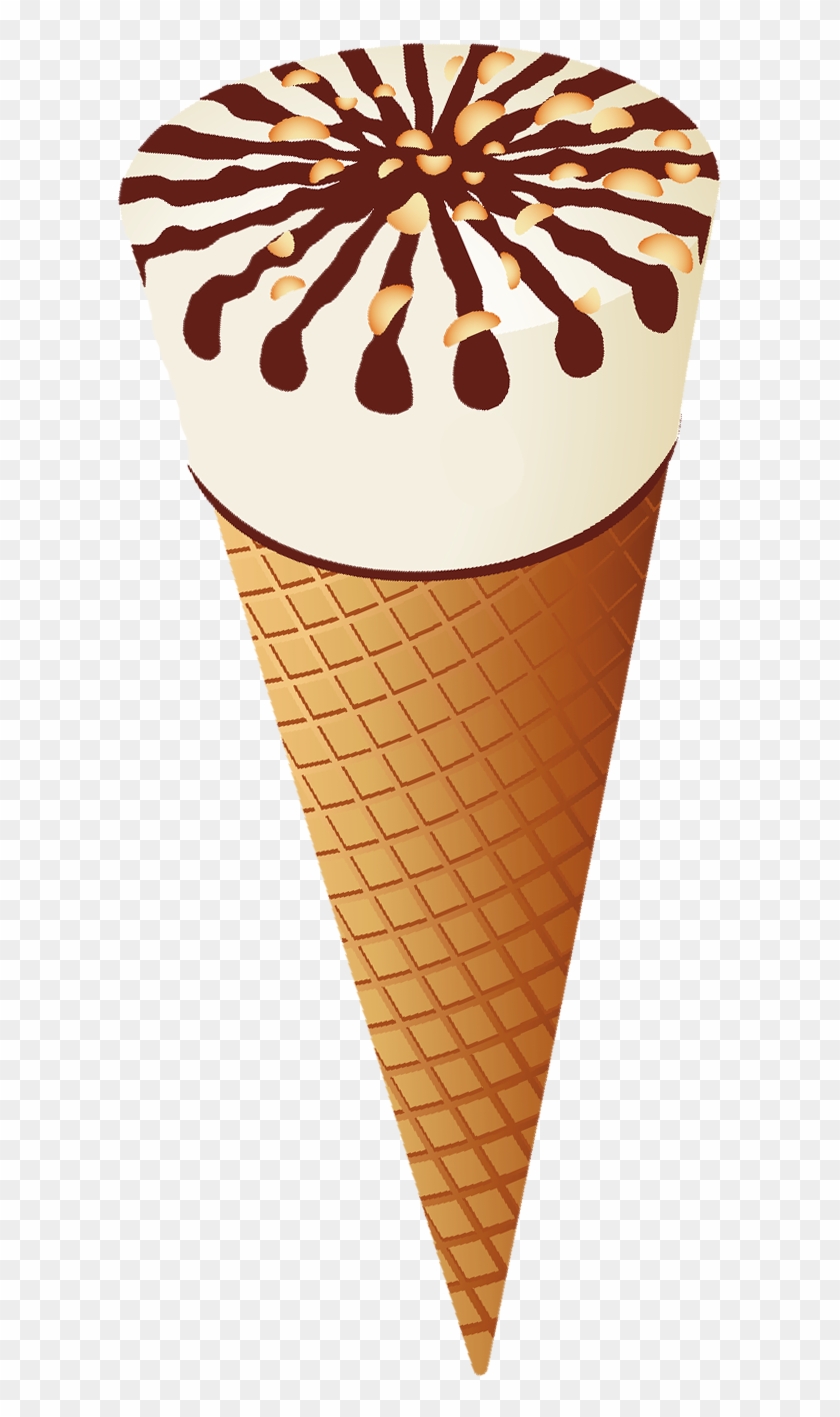 Ice Cream Cone Clip Art Free Free Vector Download - Ice Cream Cone Without Ice Cream Png #1053409