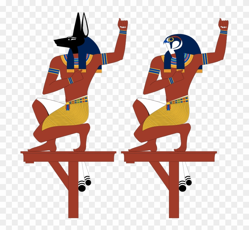 The Souls Of Pe And Nekhen (jackal) Are Ancient Egyptian - Egyptian God #1053414