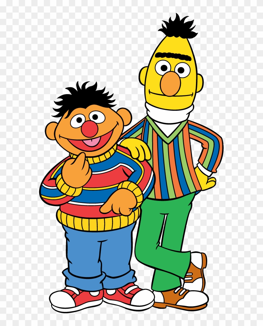 Clipart Of Sesame Street Characters - Sesame Street Bert & Ernie #1053490