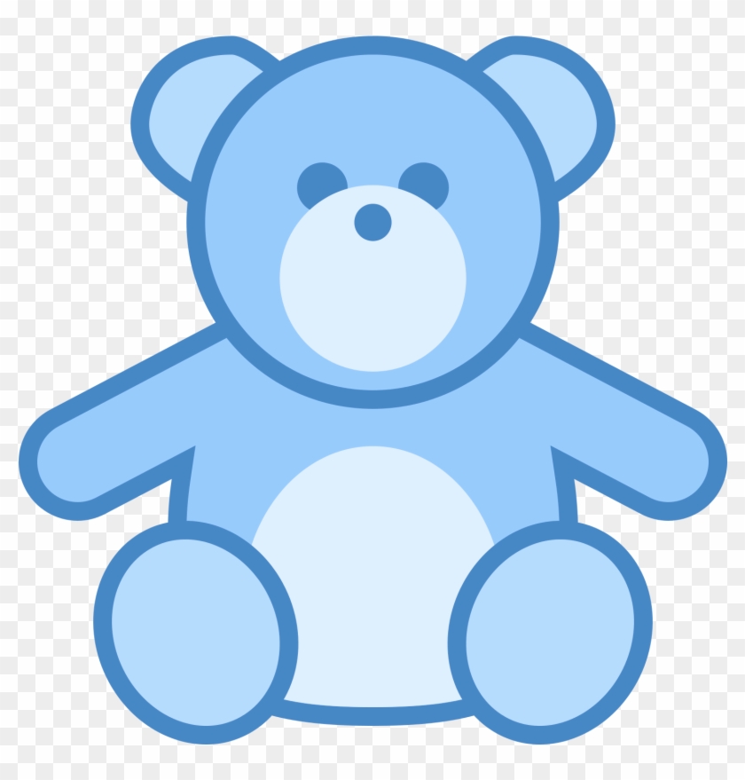 Here We Have Selected The Best Photos - Blue Teddy Bear Icon Png #1053504