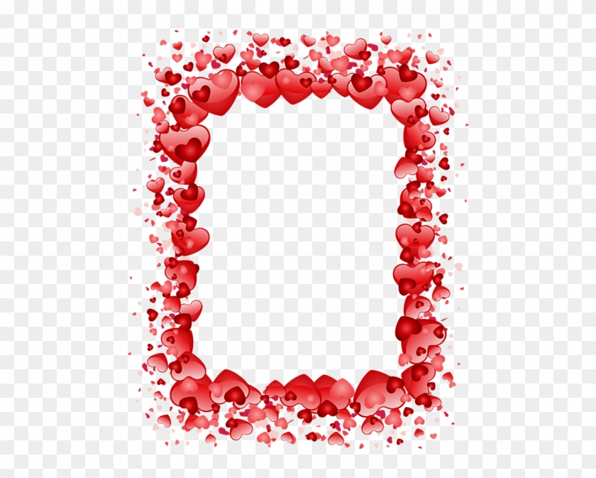 1 Credit - Love Heart Border Png #1053523