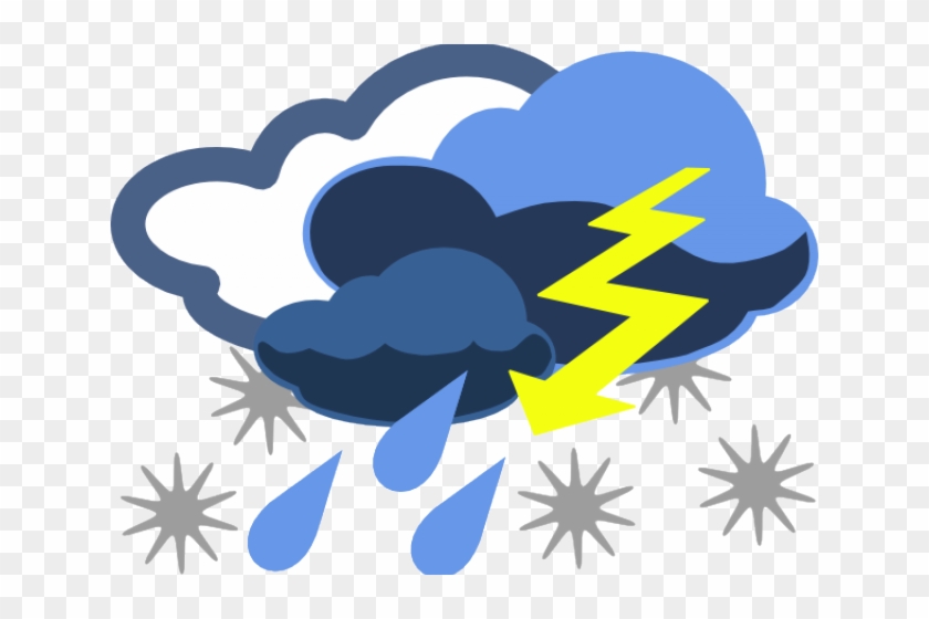 Severe Weather Cliparts - Stormy Weather Clip Art #1053608