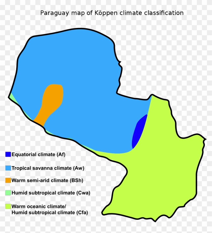 Topography Of Paraguay #1053633