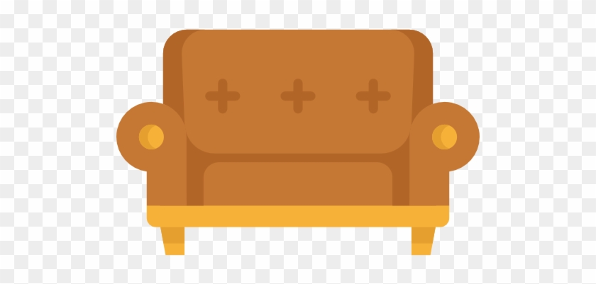 Upholstery Cleaning - Sofa Flat Design Png #1053770