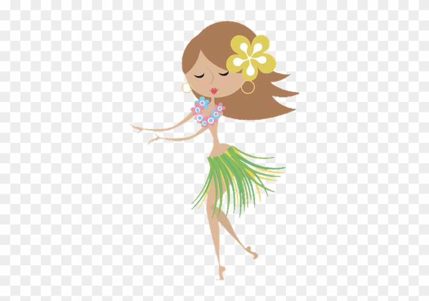 Hula Girl Clip Art #1053874