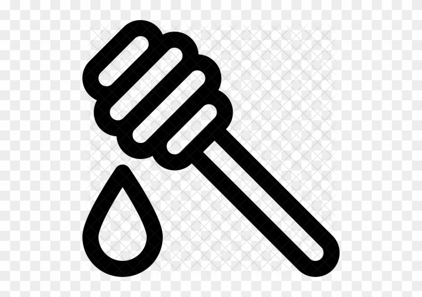 Honey Dipper Icon - Honey Dipper Icon #1053941