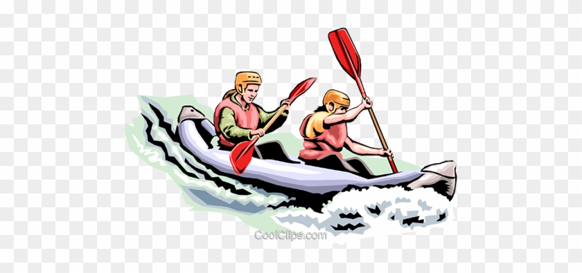 Rafting Clipart Transparent - White Water Rafting Clip Art #1053955