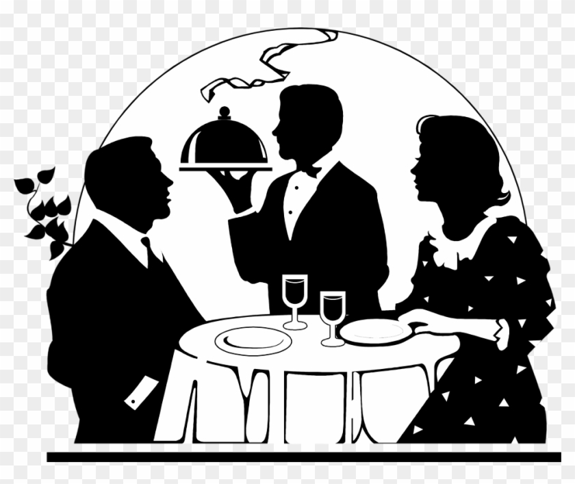 Clipart - Free - Dinner Is Being Served #1053964