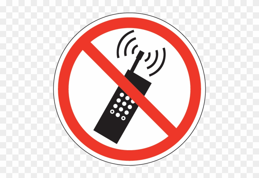 Printable No Cell Phone Sign - Handy #1053976
