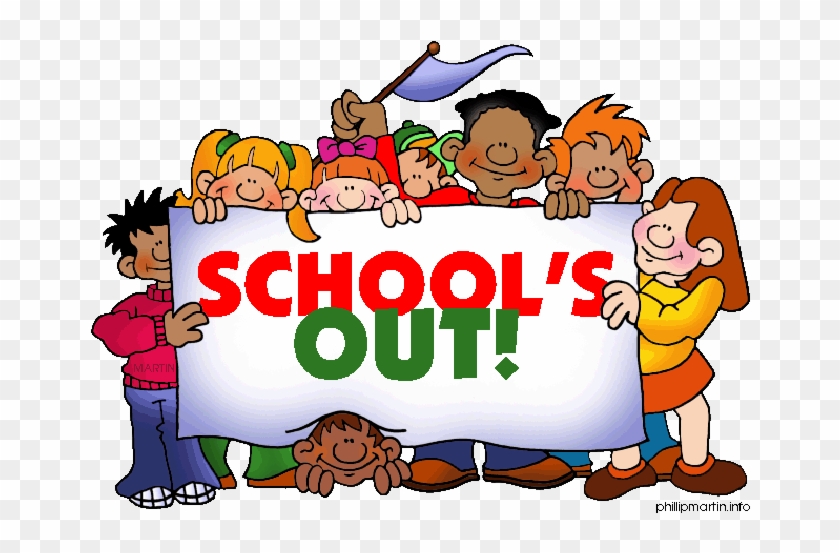 School Year End Clip Art - Schools Out For Summer #1053994