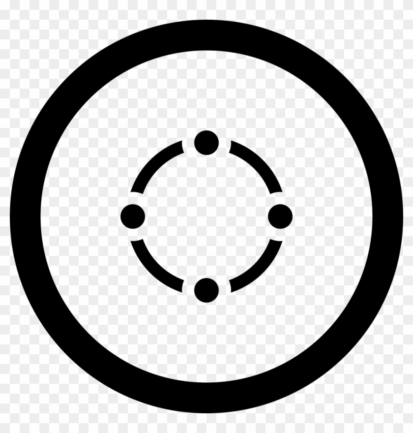 Dots Circle In Circular Symbol Comments - Number 6 In A Circle #1054027