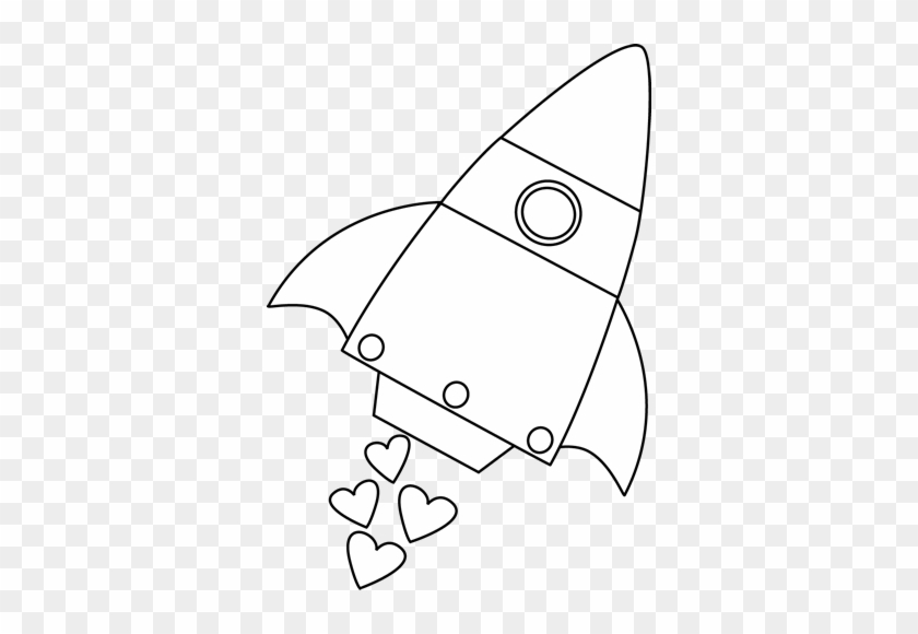 Rocket Clipart Valentine - Circle #1054049