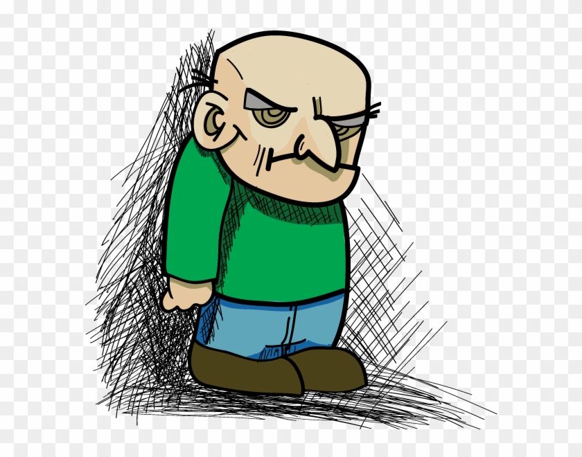 Learning To Draw In Adobe Illustrator ~ Debbie Teakle - Grumpy Old Man  Cartoon - Free Transparent PNG Clipart Images Download
