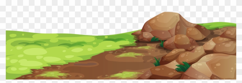Dirt Clipart Rock - Ground Png Clipart #1054103