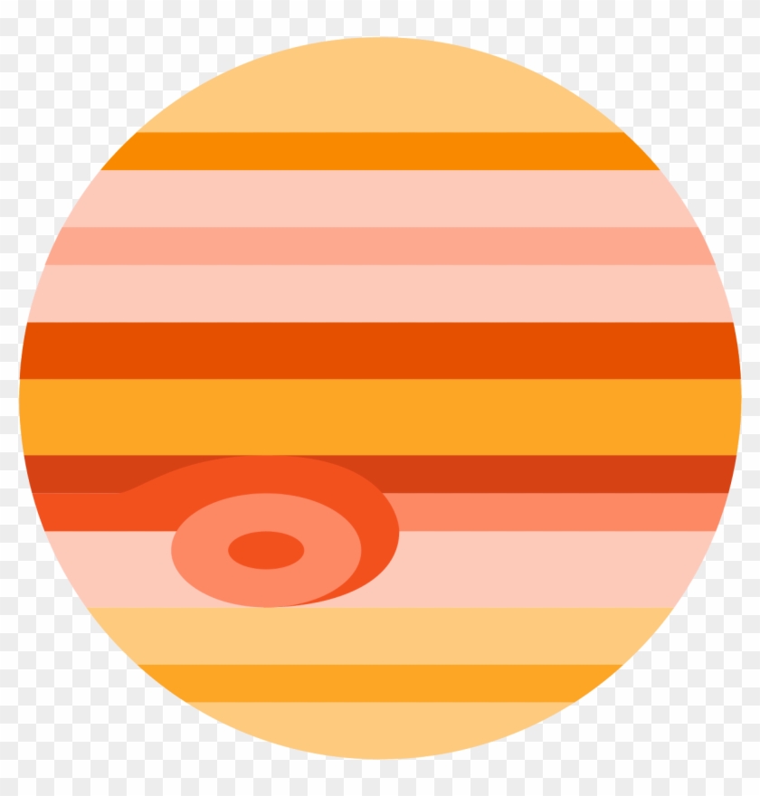 Jupiter Planet Icon Free Download Png And Vector Rh - Planet Emoji Png #1054366