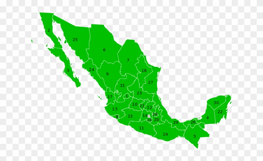 Map Of Mexico's States In - Northern Mexico Alternative Histories #1054548