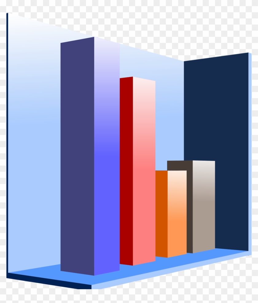 Chart Free Stock Photo Illustration Of A 3d Bar Chart - Bar Graph No Background #1054580