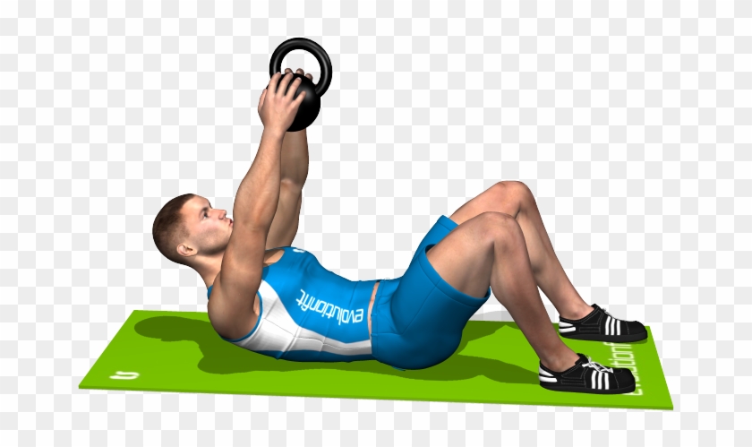 Crunch Kettlebell Involved Muscles During The Training - Crunch Kettlebell #1054595