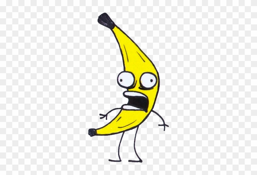 Banana Pudding Gif Image Blingee - Screaming Banana #1054620
