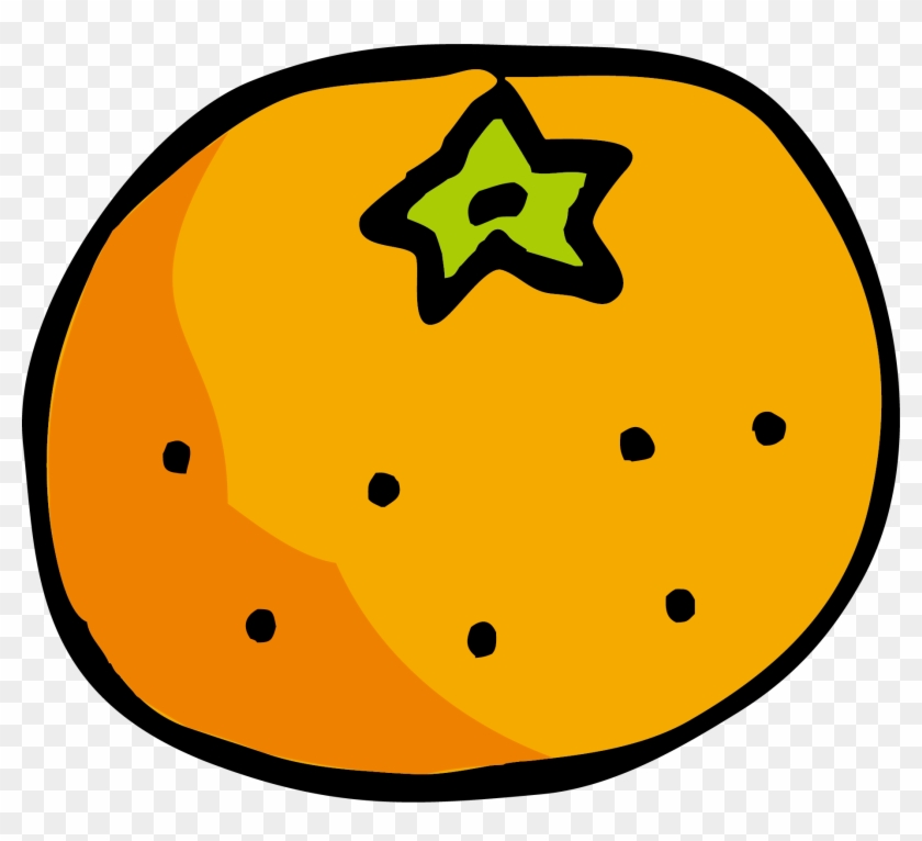 Auglis Cartoon Orange Tangerine - Circle #1054629