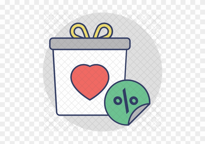 Shopping Discount Icon - Heart #1054691