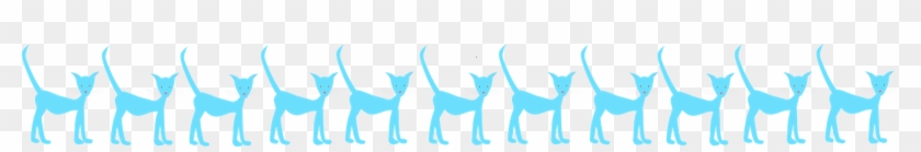 Free Digital Blue Cat Doodle Scrapbooking Embellishment - Domestic Short-haired Cat #1054735