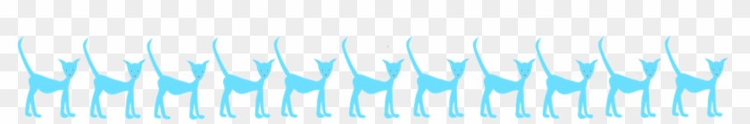 Free Digital Blue Cat Doodle Scrapbooking Embellishment - Domestic Short-haired Cat #1054735