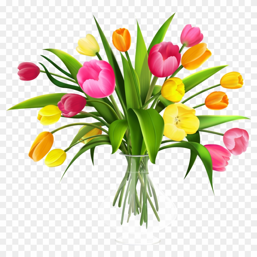 Free Clip Art Flowers In Vase - Free Clip Art Flowers #1054829