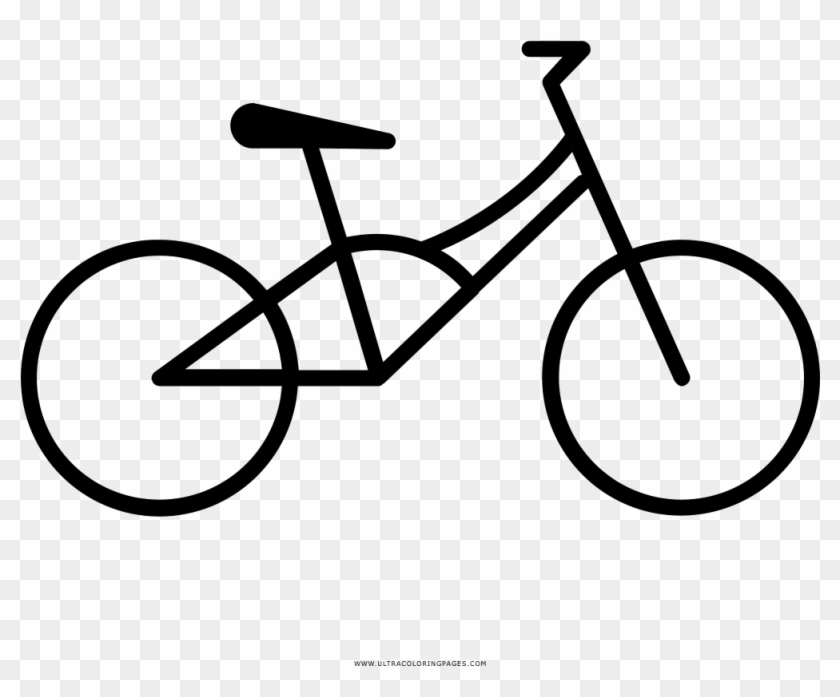 Bike Coloring Page - Bicycle Outline #1054857
