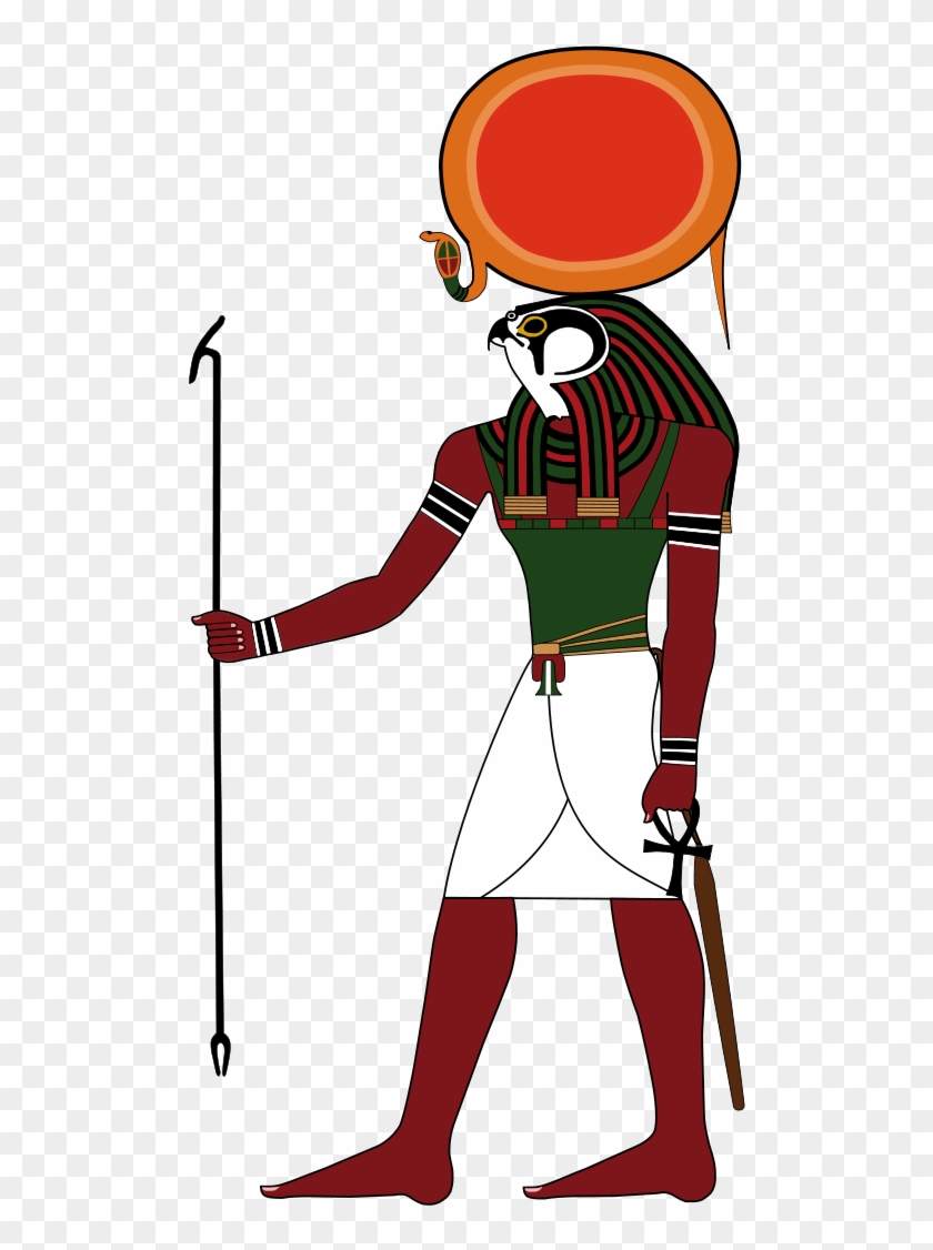 Ra- Hawk Head And Headdress With A Sun Disk - Amun Ra Egyptian God #1054993