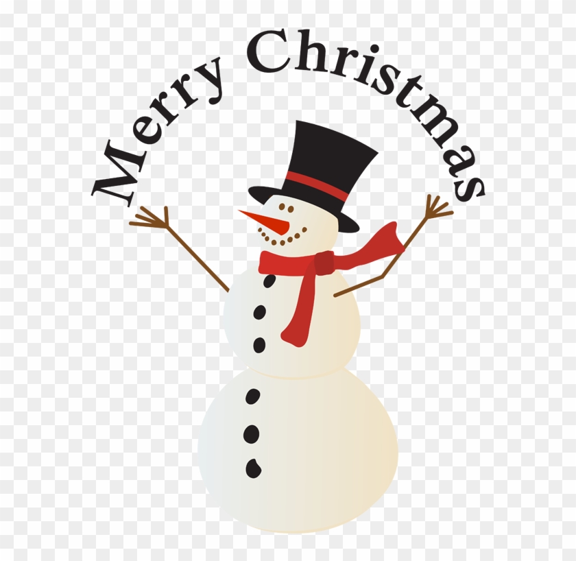 Children Will Be Going Swimming As Usual - Merry Christmas Clip Art Snowman #1055019