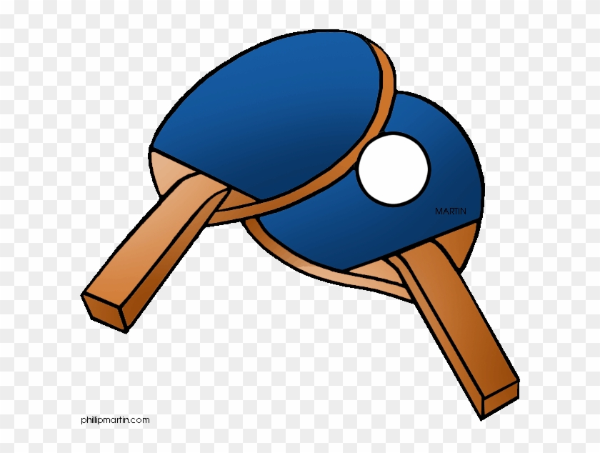 Ping Pong Clip Art - Table Tennis Clip Art #1055034