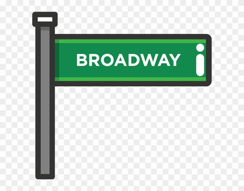 Broadway Stickers Messages Sticker-2 - Sign #1055095