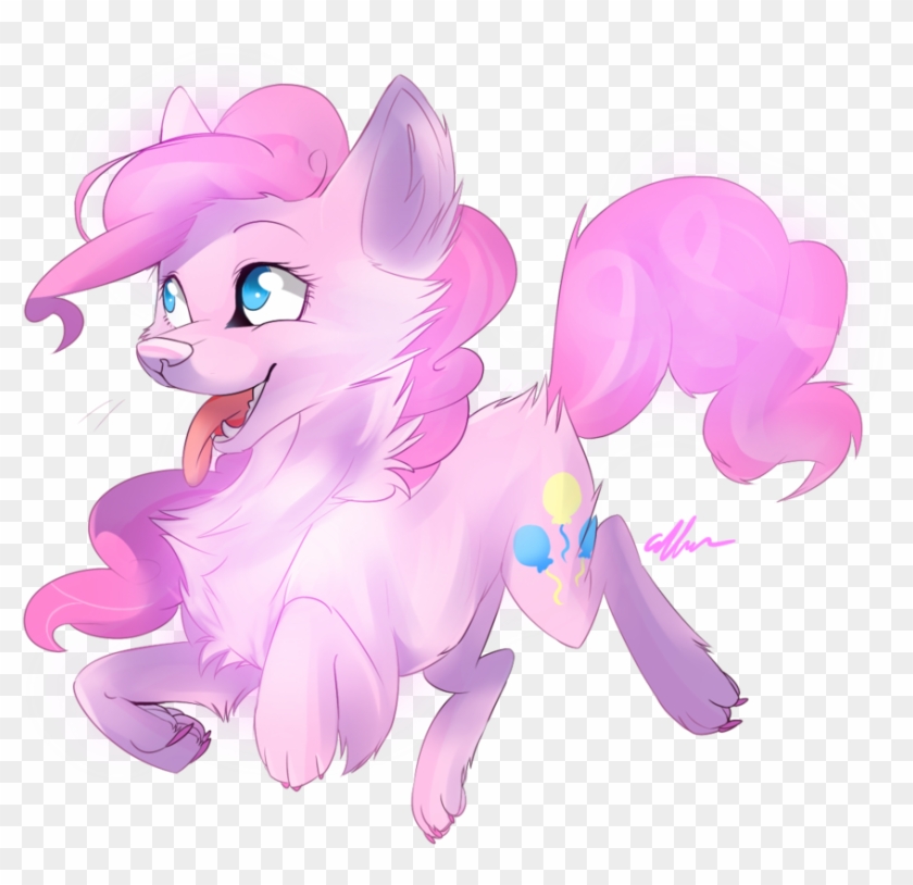 Wolf Pinkie Pie By Affanita-d5n21jr - My Little Pony Wolf #1055111