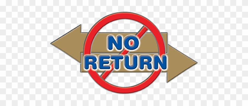 No Return Icon - No Return Icon #1055121