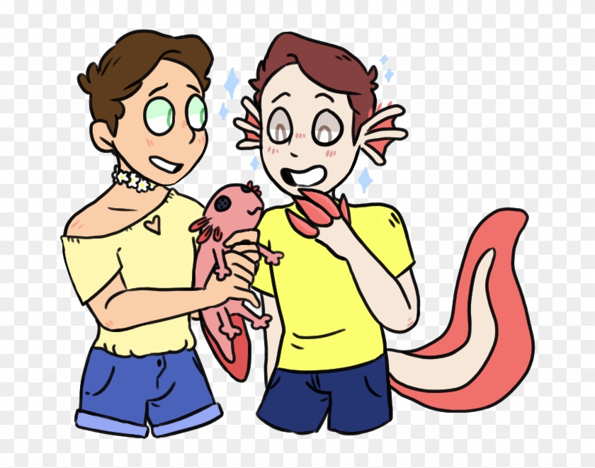“axolotl Meets Axolotl ” - Cartoon #1055134
