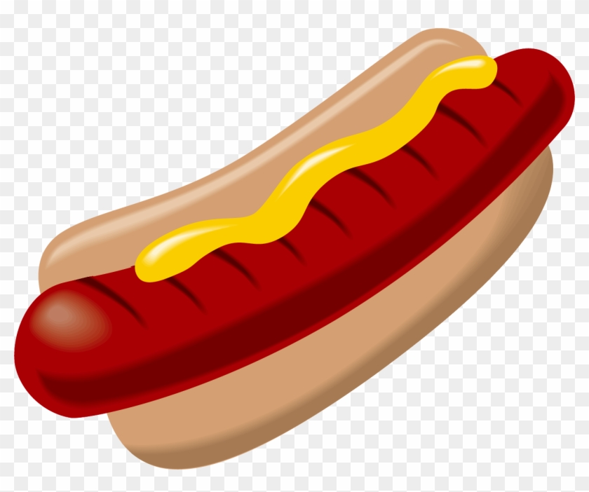 Hot Dog Fast Food - Hot Dog Vector Png #1055290