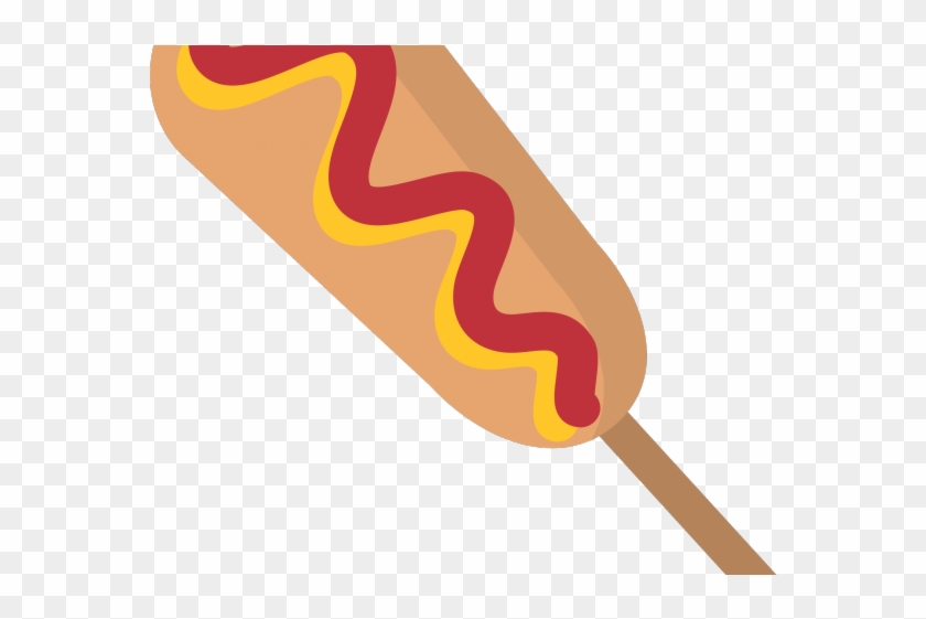 Hot Dog Clipart Corndog - Clip Art #1055325