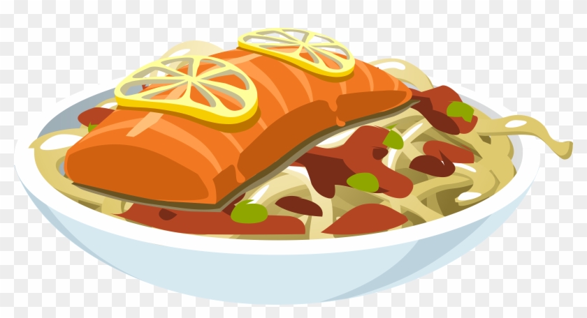 Big Image - Salmon Food Clip Art #1055335