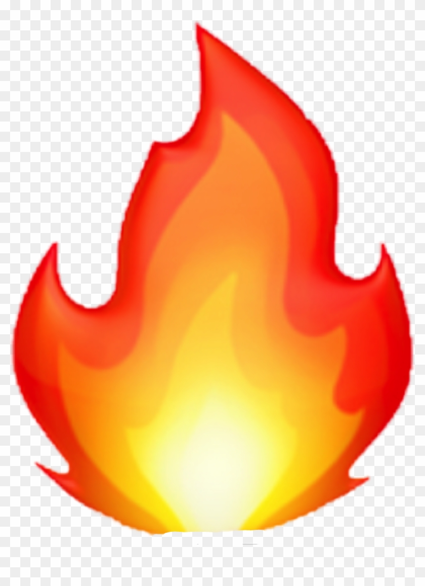 Emoji Clipart Fire - Fire Emoji Png #1055455