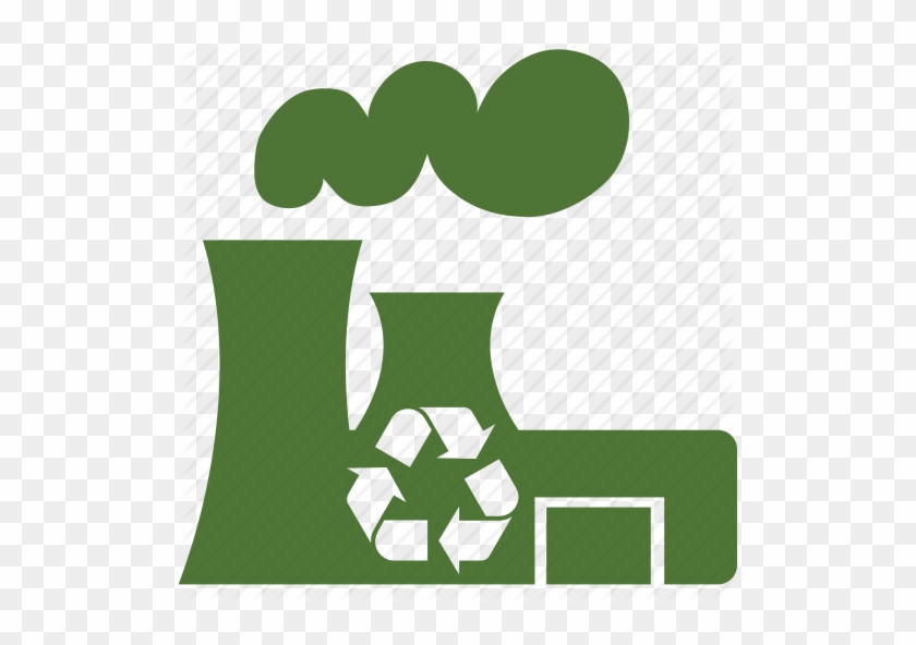 Factory Clipart Factory Symbol - Green Industry Icon Png #1055469