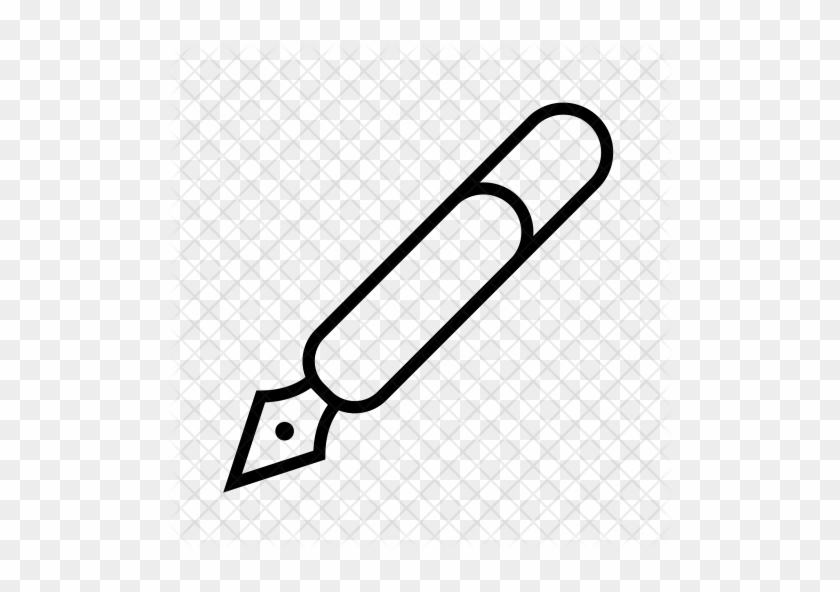 Pen Icon - Line Art #1055471