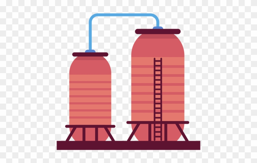 Factory Liquid Containers Illustration Transparent - Fabrica Png #1055473