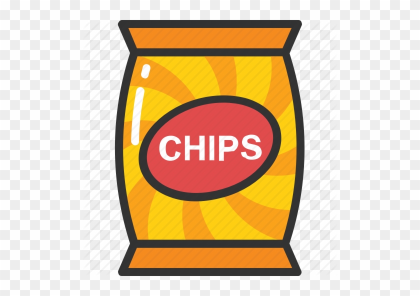 Snack Icon Vector Stock Image And Royalty-free Vector - Chips Icon #1055517