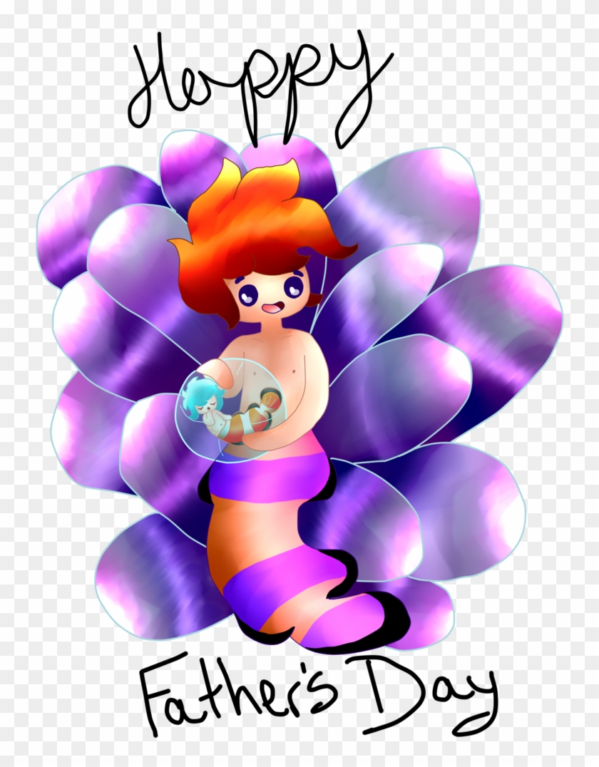 Father's Day Clownfish Merpeople By Willy M Wonka - Cartoon #1055535
