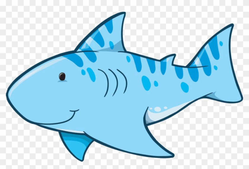 Tiger Shark - Shark Cute Clip Art #1055557