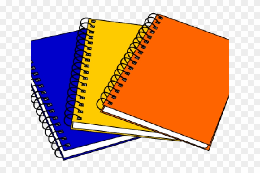 Note Clipart Book - Spiral Notebook Clip Art #1055591