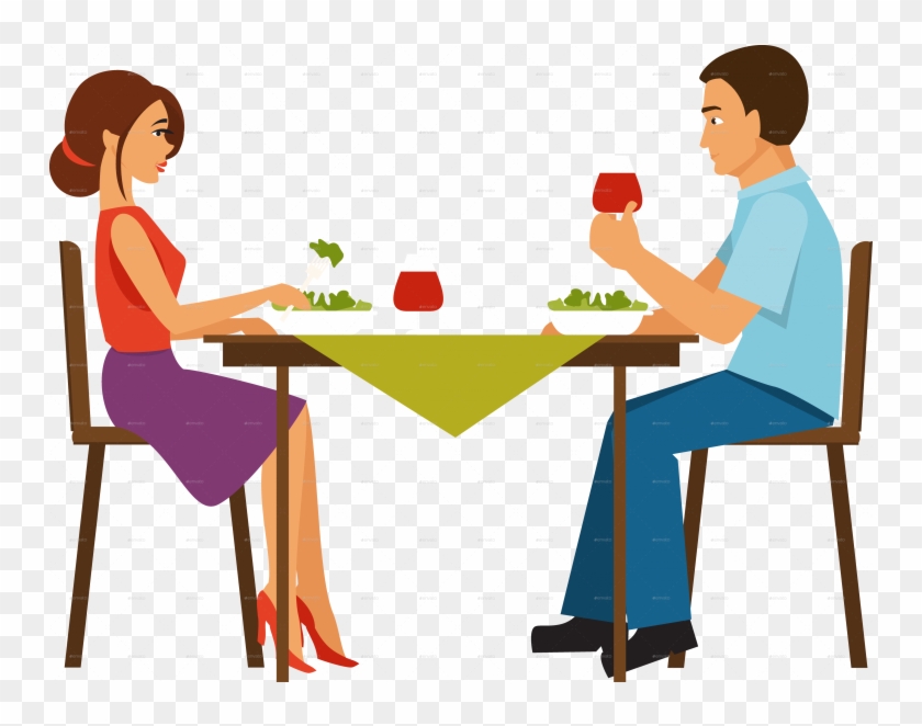 Dinner Couple Clipart #1055613