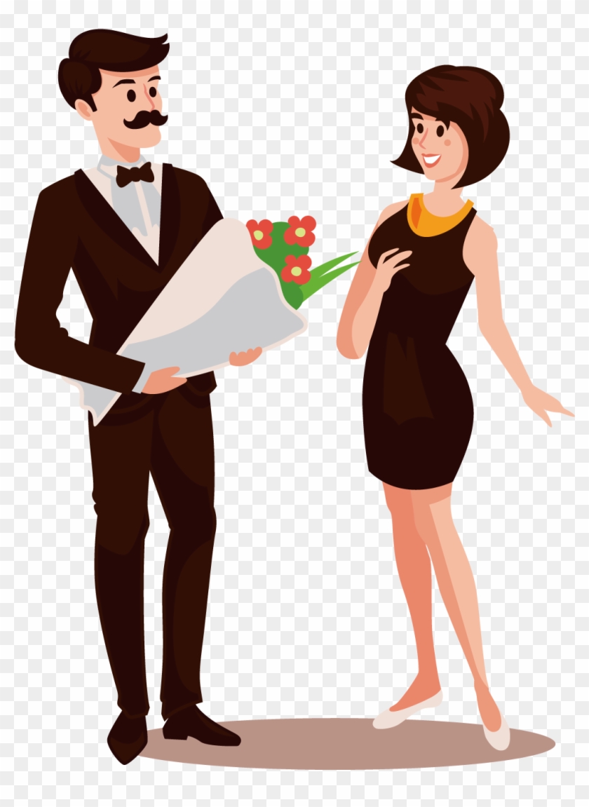 Couple Love Illustration - Dating #1055628
